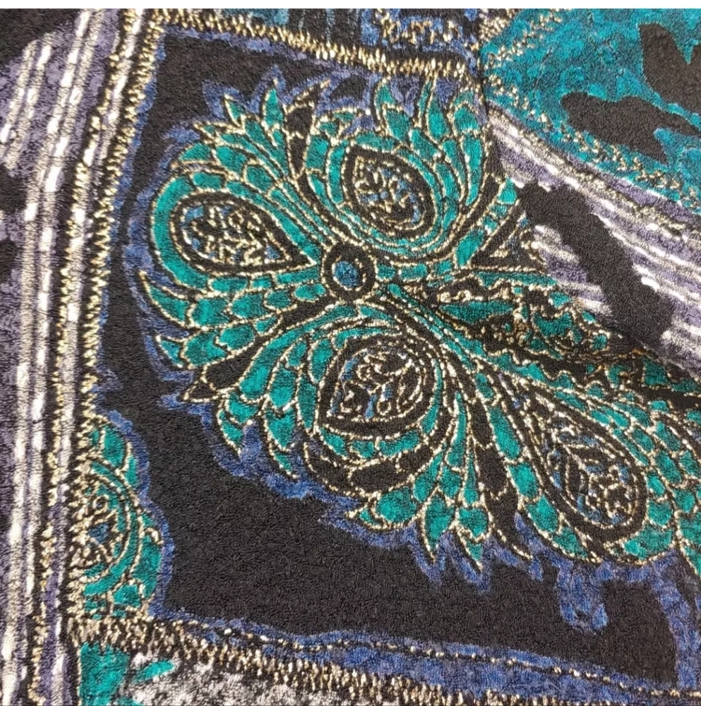 Notations Patchwork Blouse Woman 2x Whimsigoth Fa… - image 5